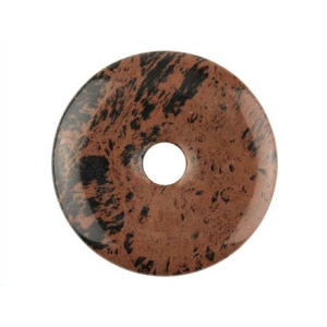 Mahonie obsidiaan donut 40 mm